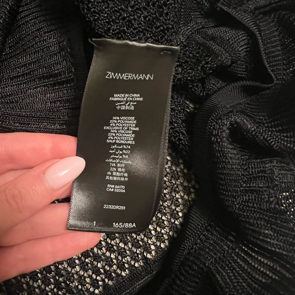 Zimmermann Crush Frilled Dress 1 - Picture 10 of 11